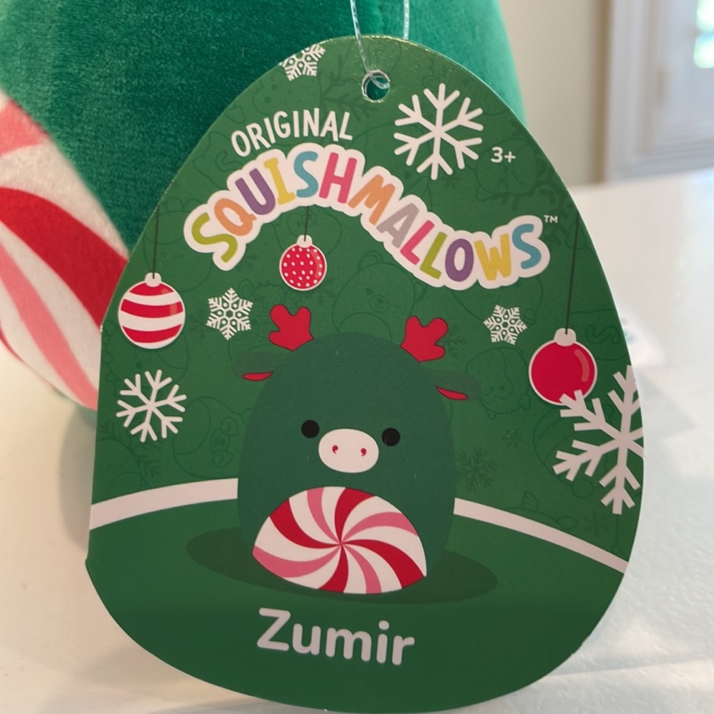 ⚡️NWT 5” Zumir the Peppermint Moose Christmas Squishmallow - Picture 3 of 4